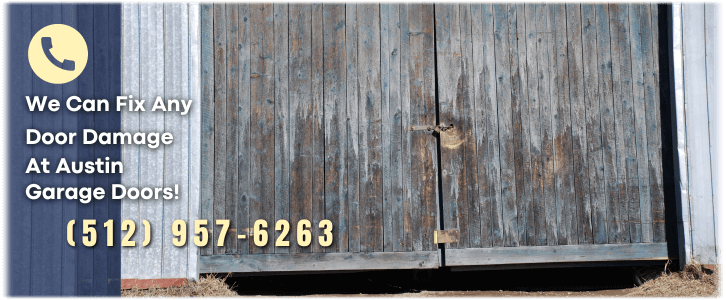 Garage Door Off Track In Austin